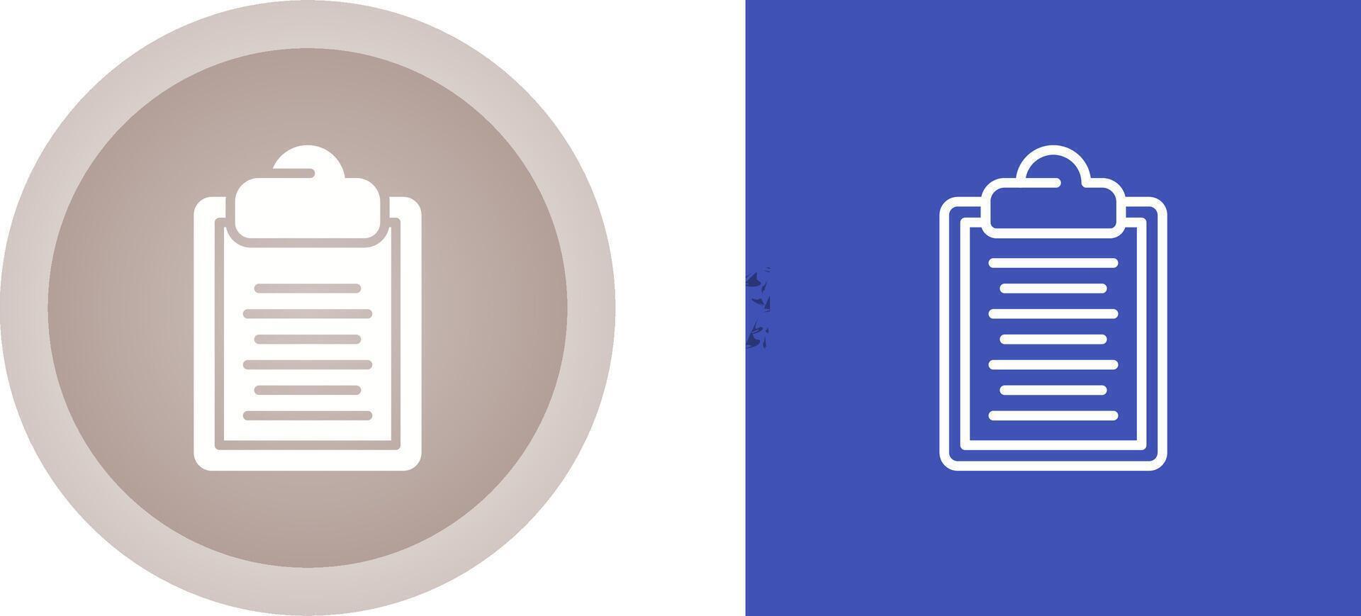 Clipboard Vector Icon