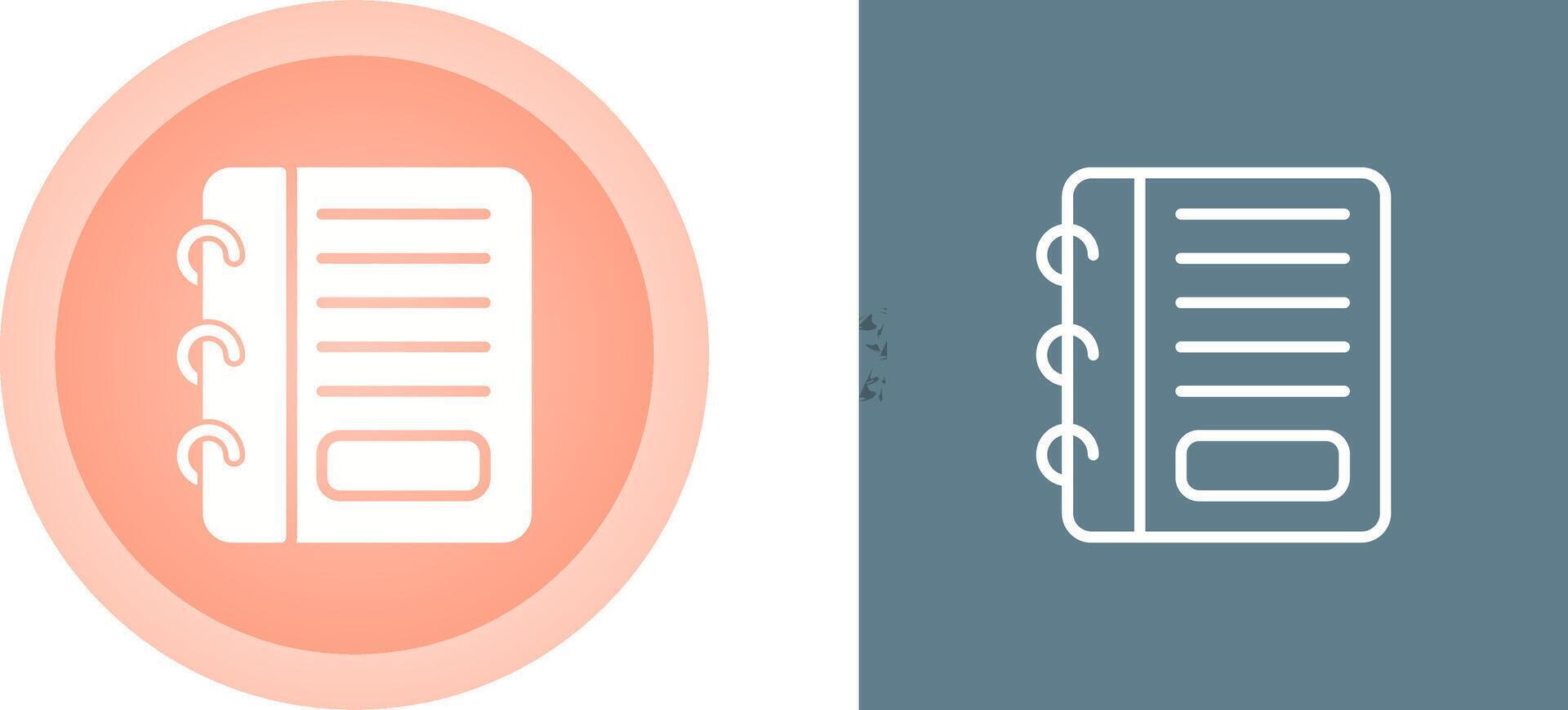 Notepad Vector Icon