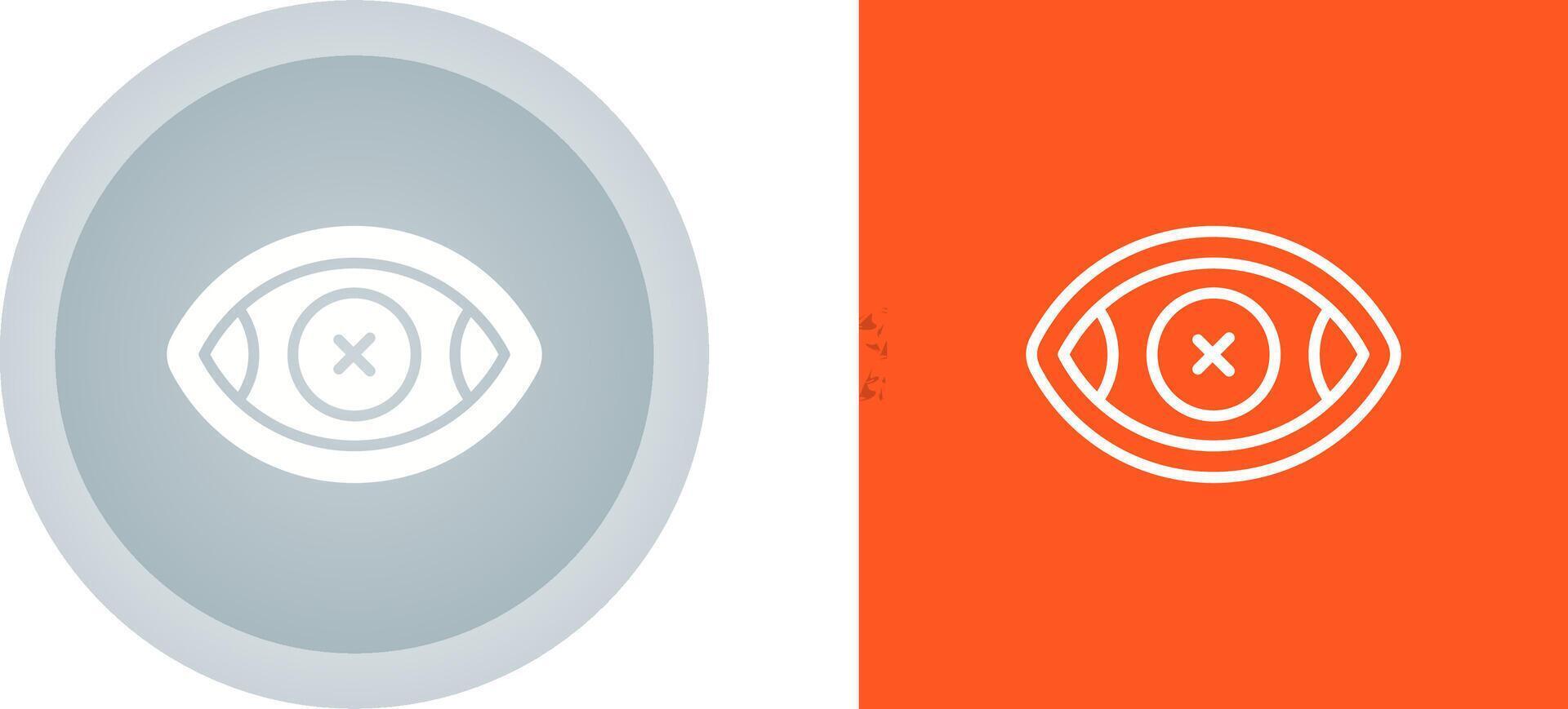 Eye Crossed Vector Icon