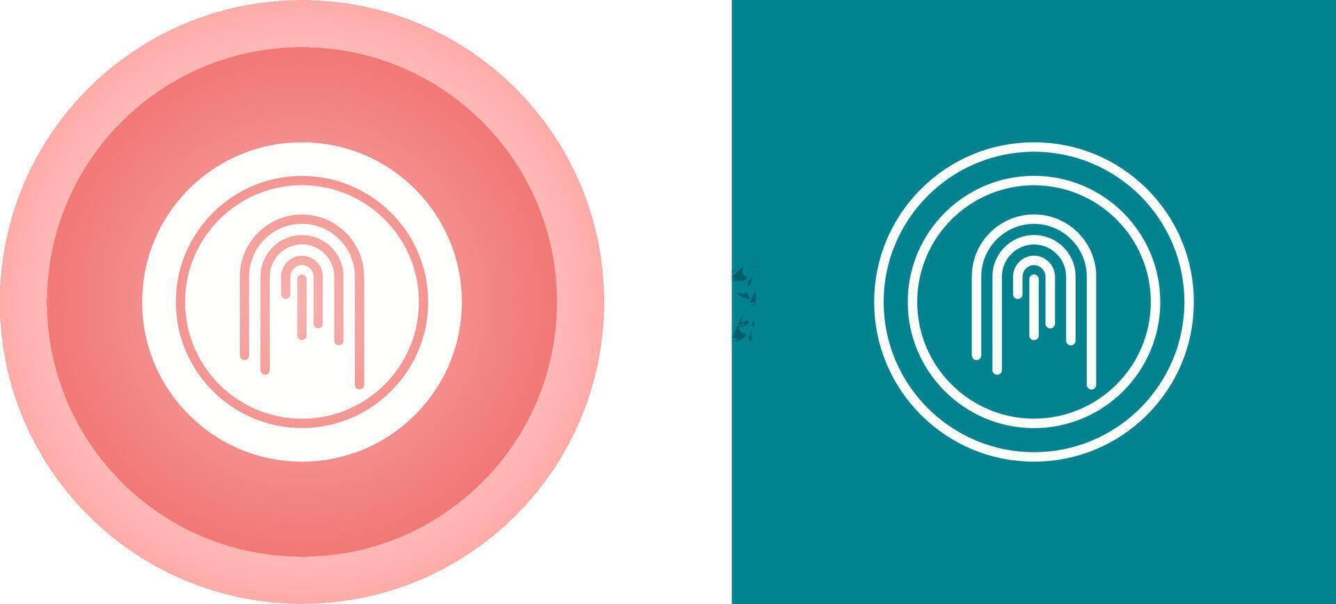 Fingerprint Vector Icon