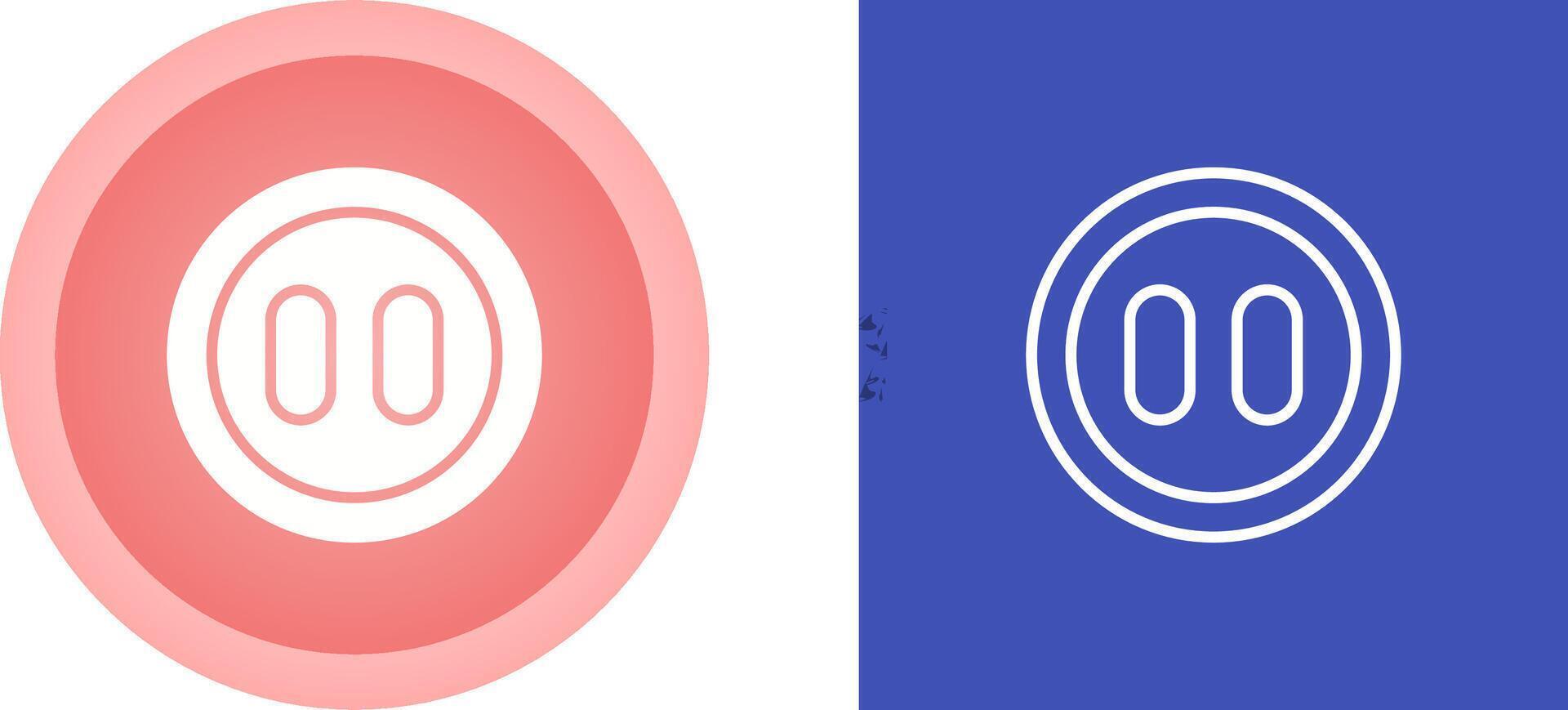 Pause Vector Icon