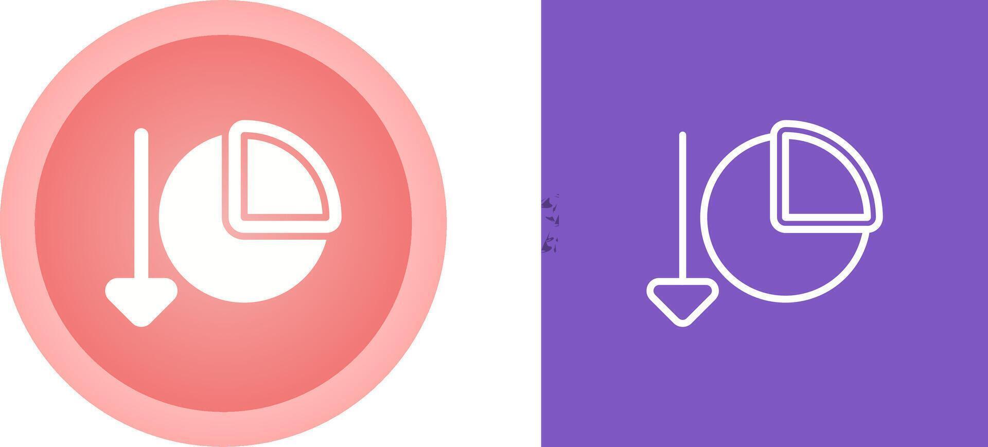 Chart Decreasing Vector Icon