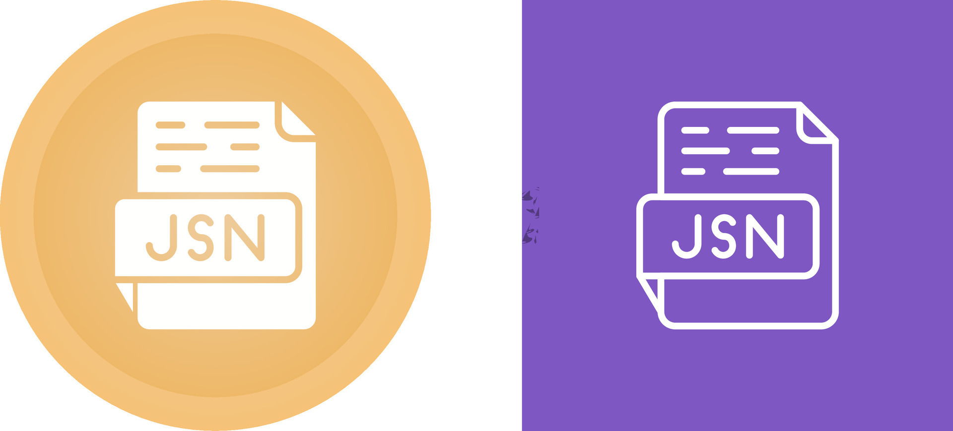 JSON Vector Icon 40618343 Vector Art at Vecteezy