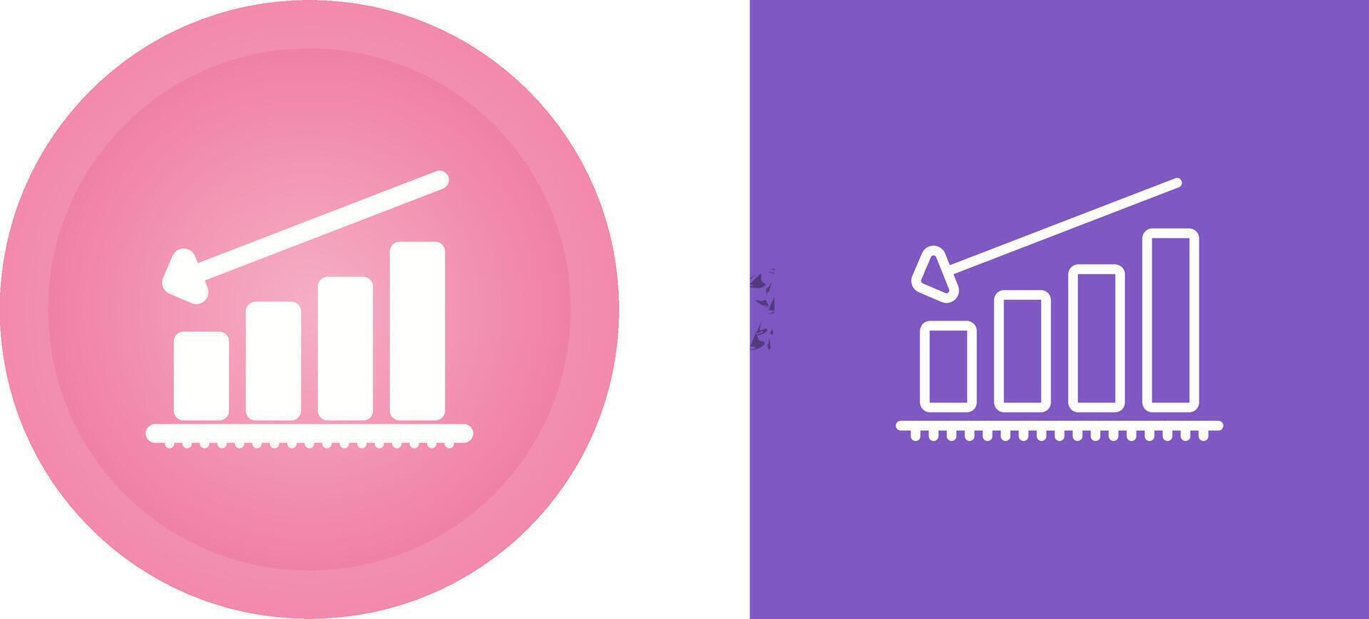 Chart Decreasing Vector Icon