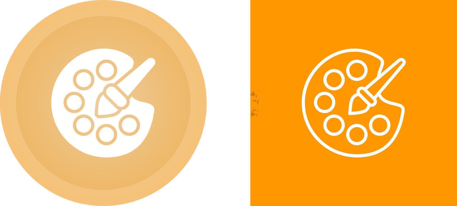 Artist Palette Vector Icon