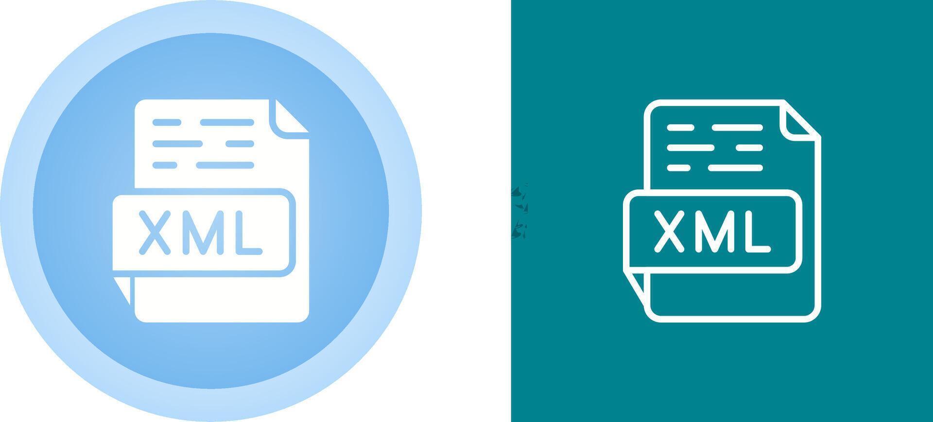 XML Vector Icon
