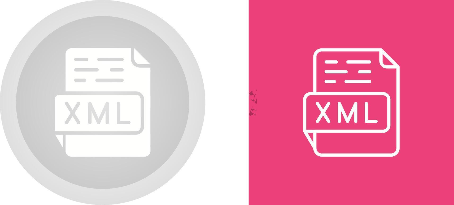 XML Vector Icon