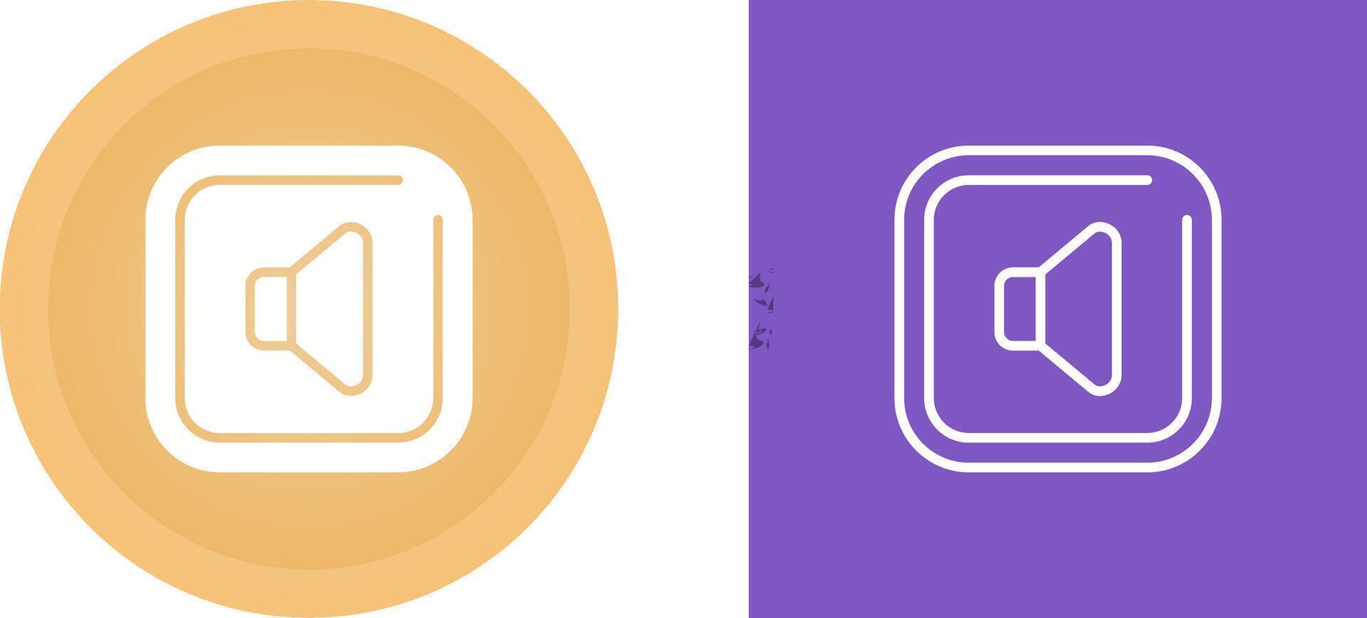 Speaker Square Vector Icon