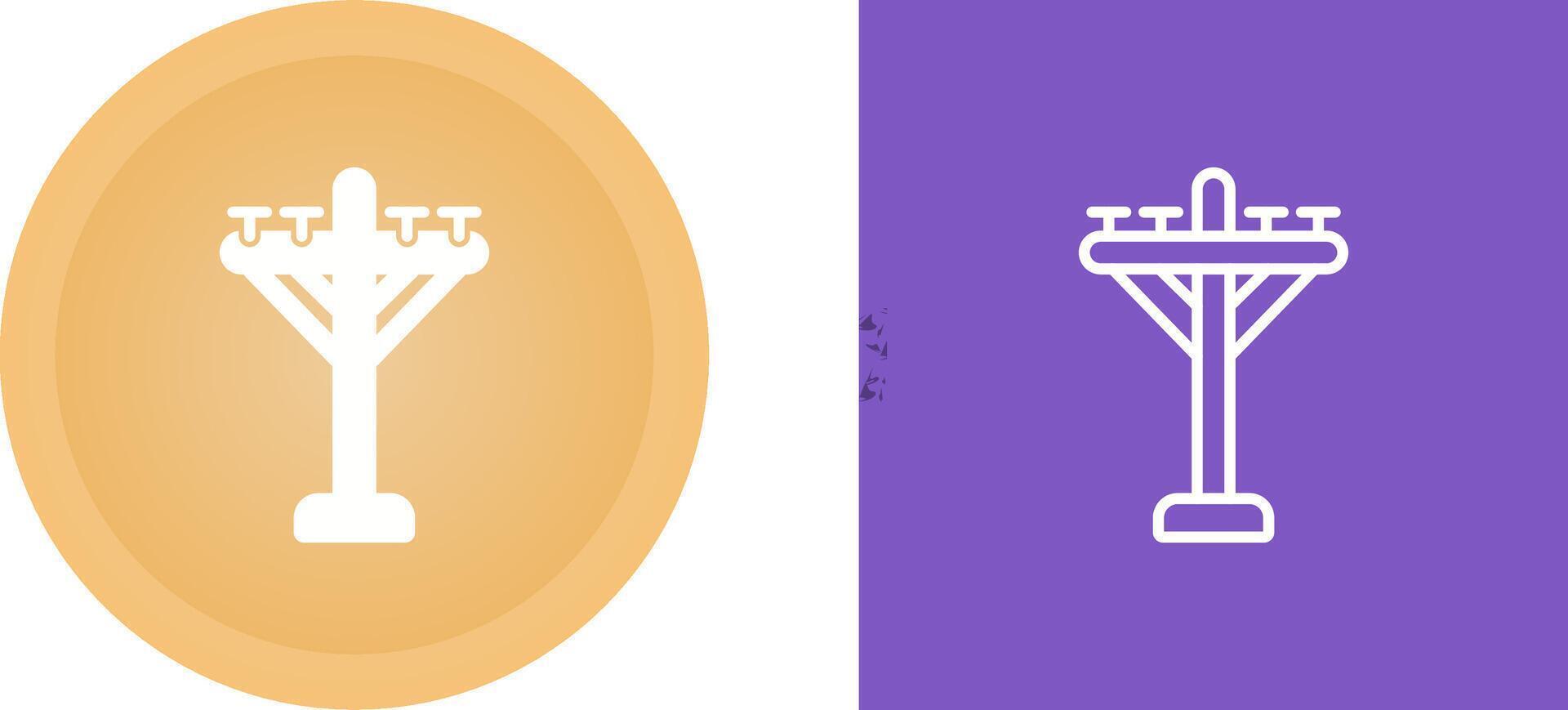 Electric Pole Vector Icon
