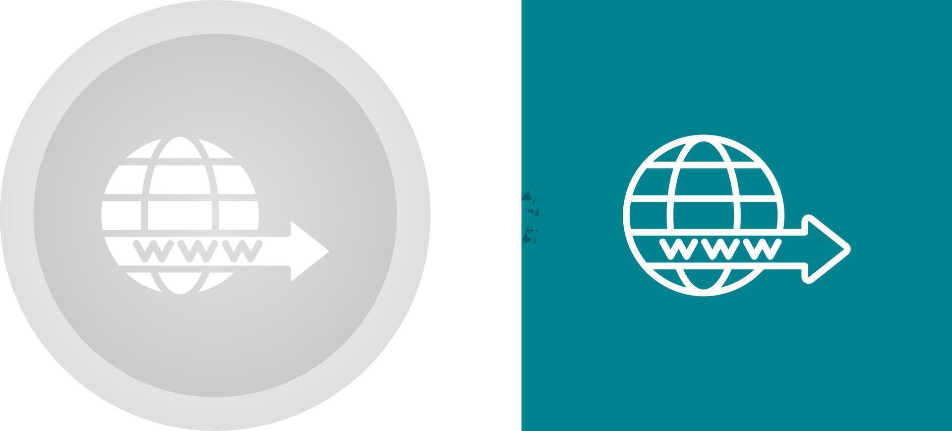 Domain Forwarding Vector Icon