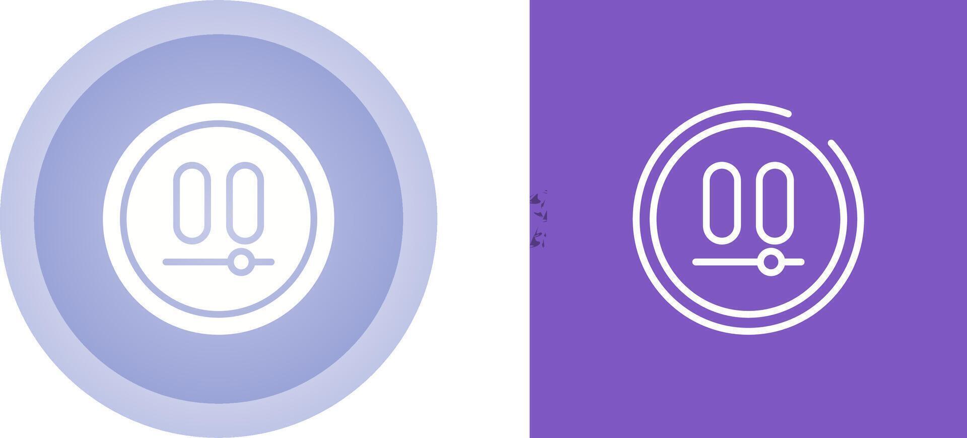 Video Pause Button Vector Icon