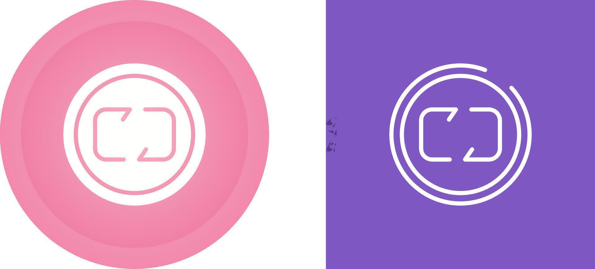 Repeat Icon Vector Icon