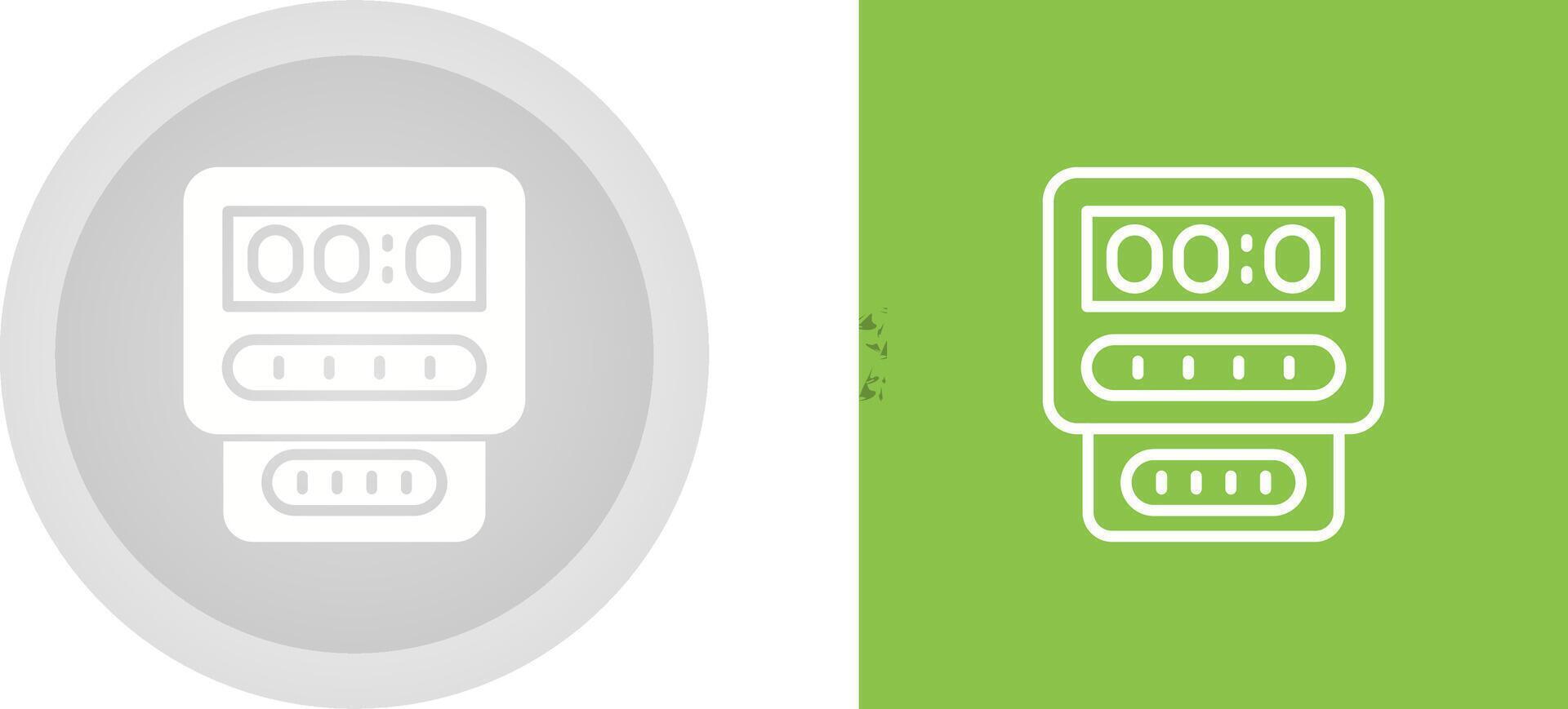 Electric Meter Vector Icon