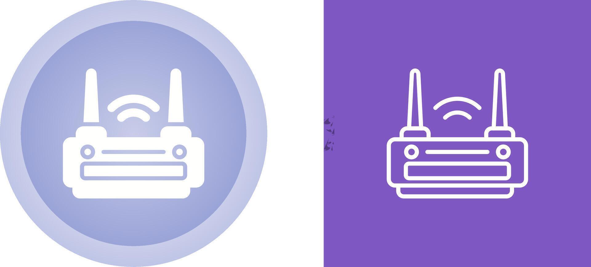 Unique Two Icons Set vector