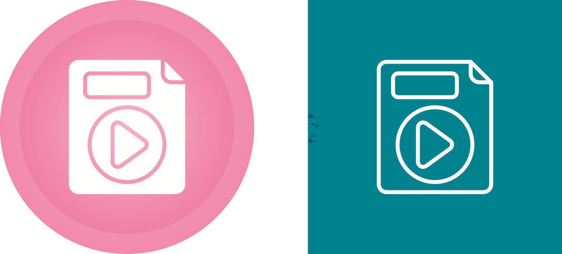 Video File Vector Icon