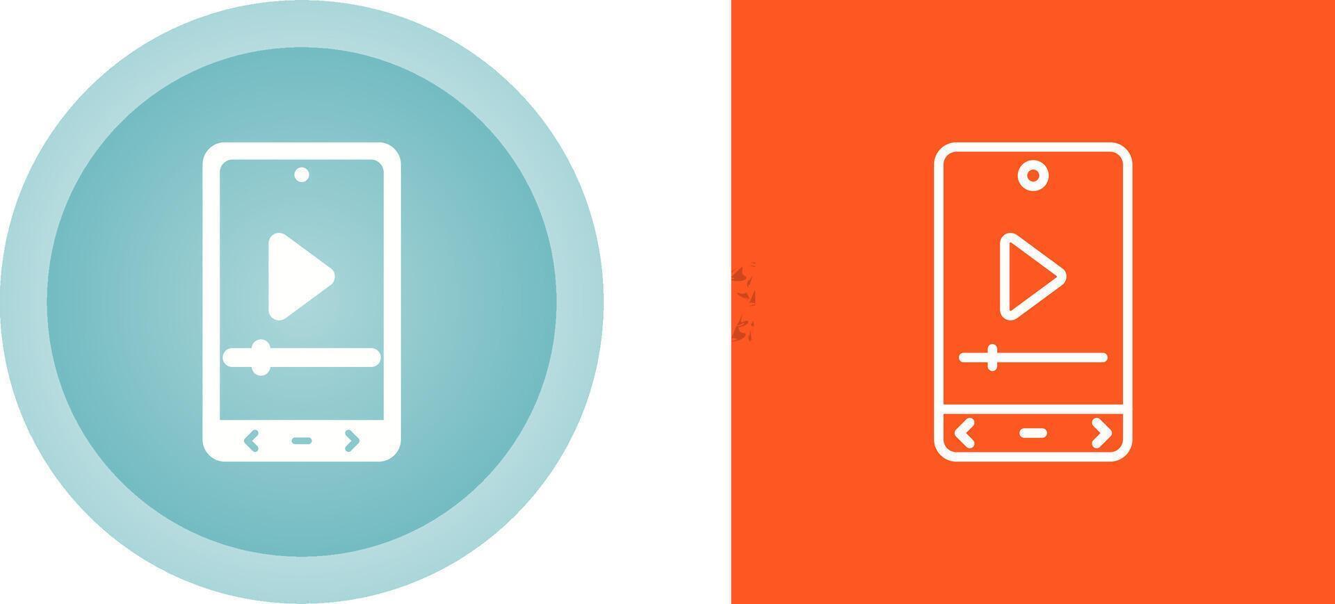 Video Player Vector Icon