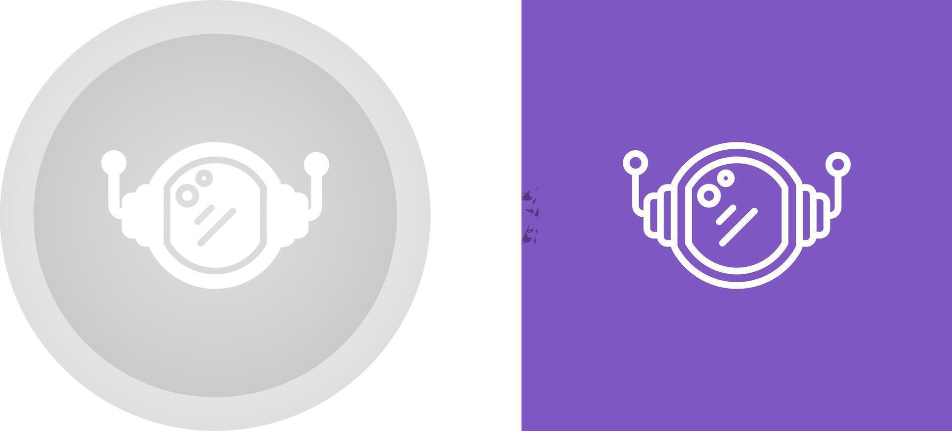 Astronaut Helmet Vector Icon
