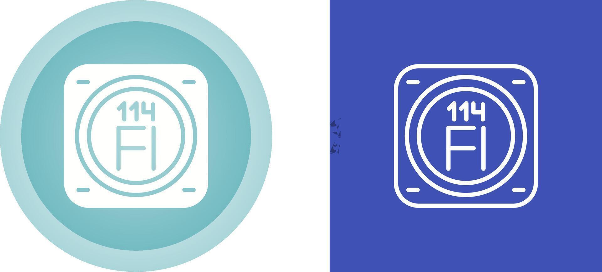 Unique Two Icons Set vector