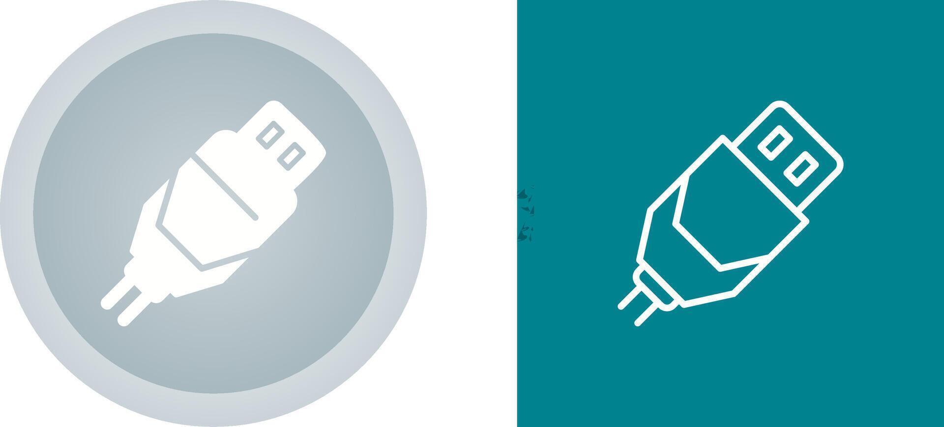 Usb Cable Vector Icon