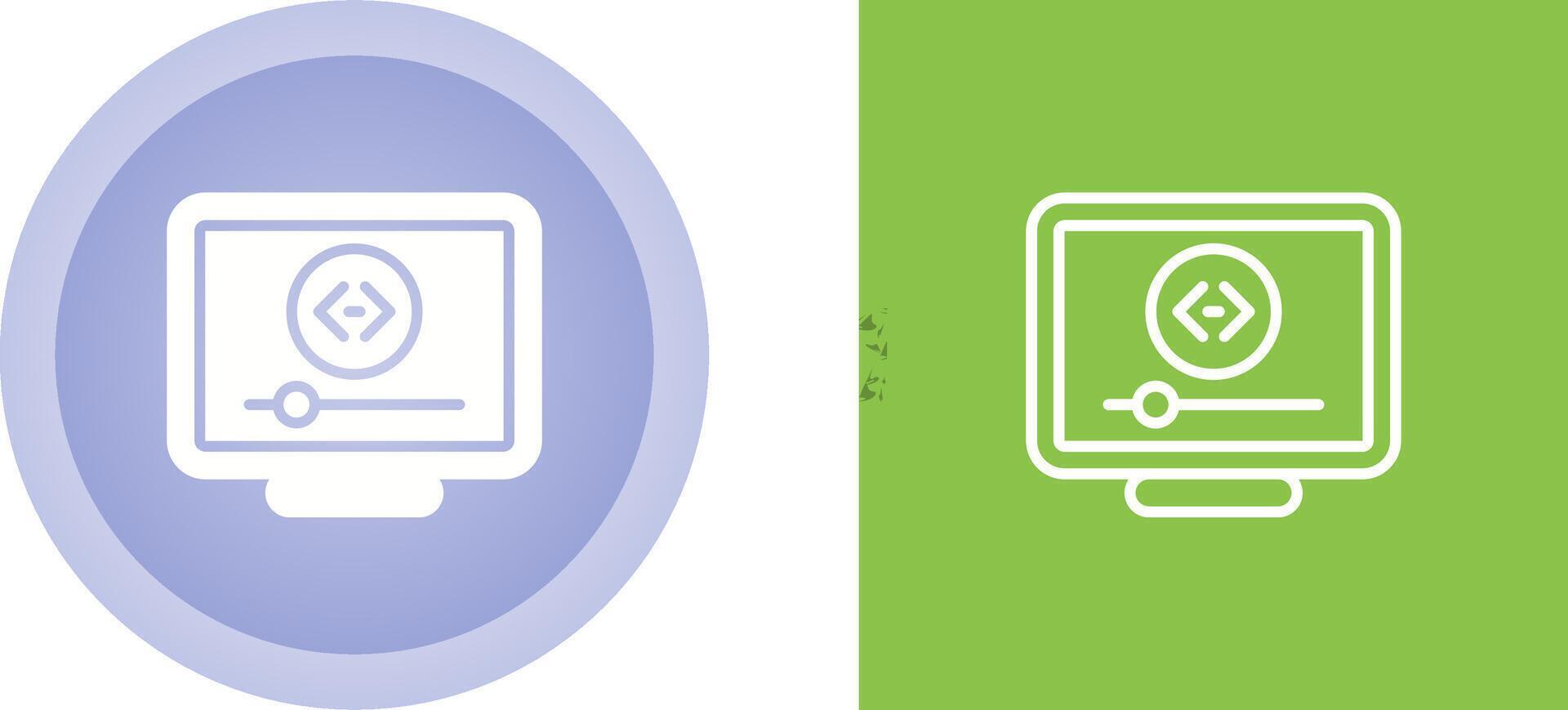 Unique Two Icons Set vector