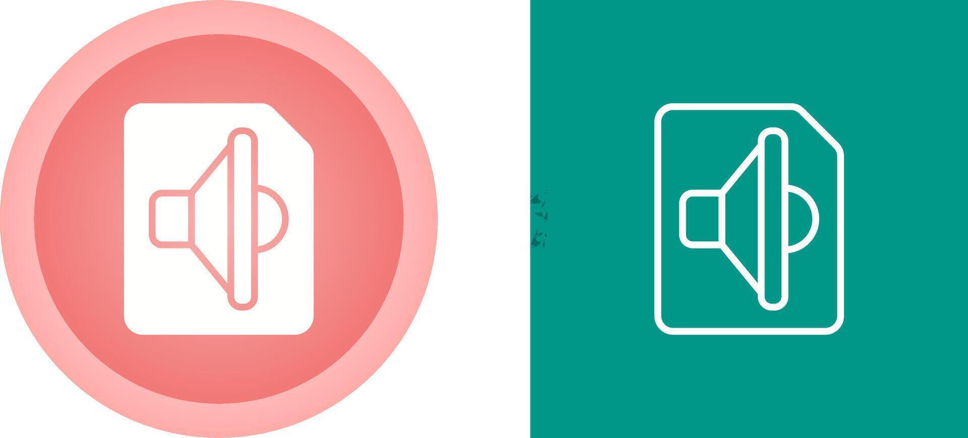 Audio File Vector Icon