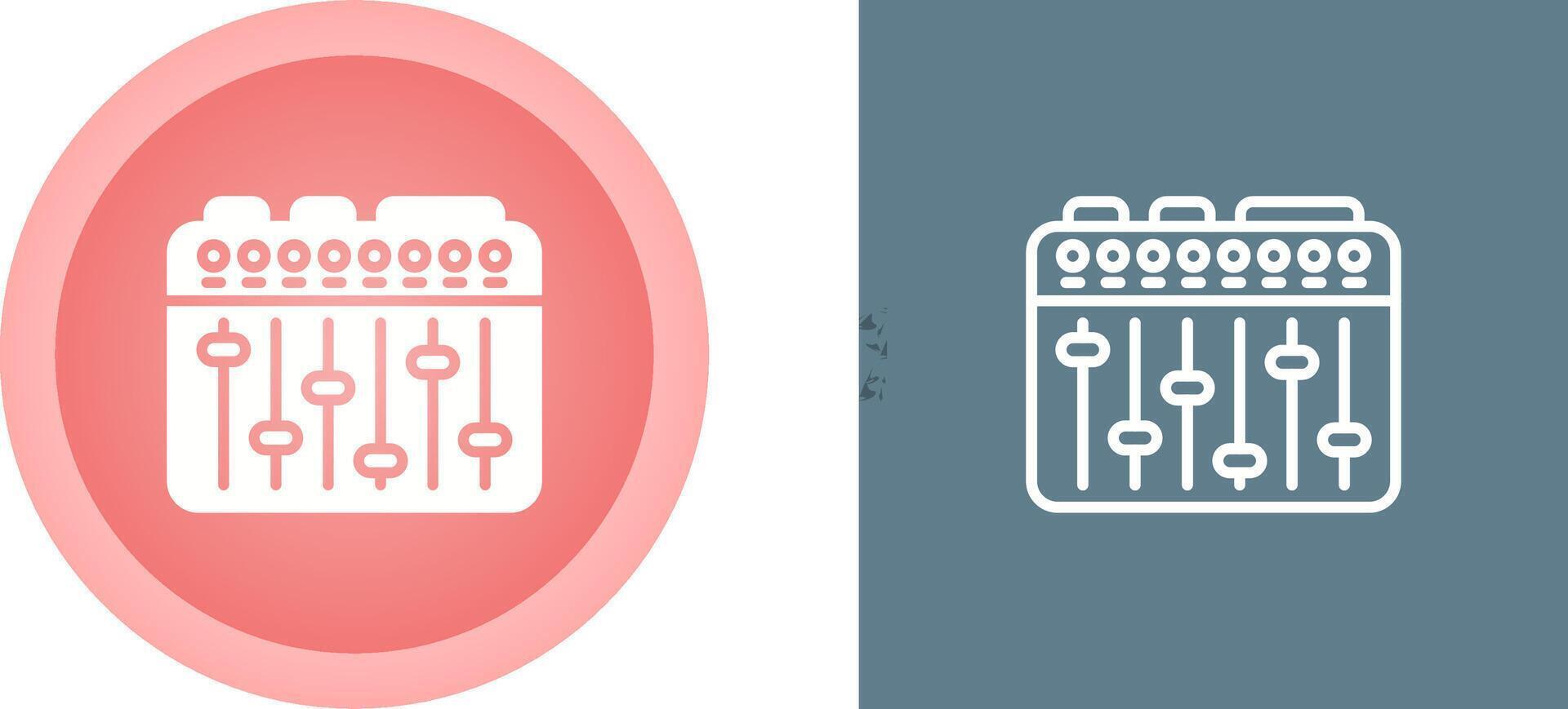 Sound Mixer Vector Icon