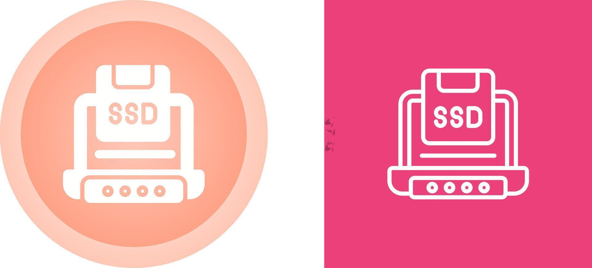 Solid State Drive Vector Icon