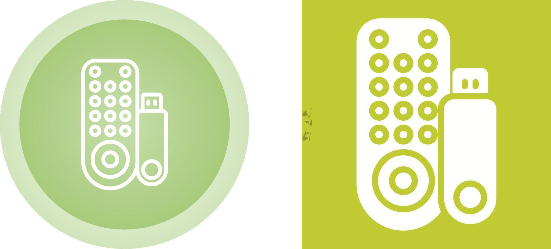 Streaming Stick Vector Icon