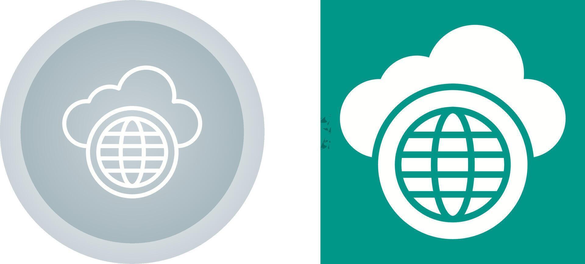 Cloud Network Vector Icon