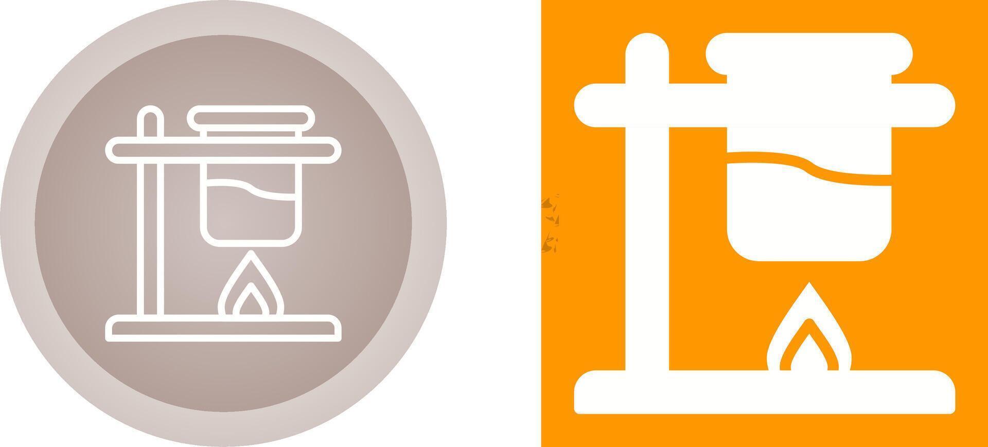 Bunsen Burner Vector Icon