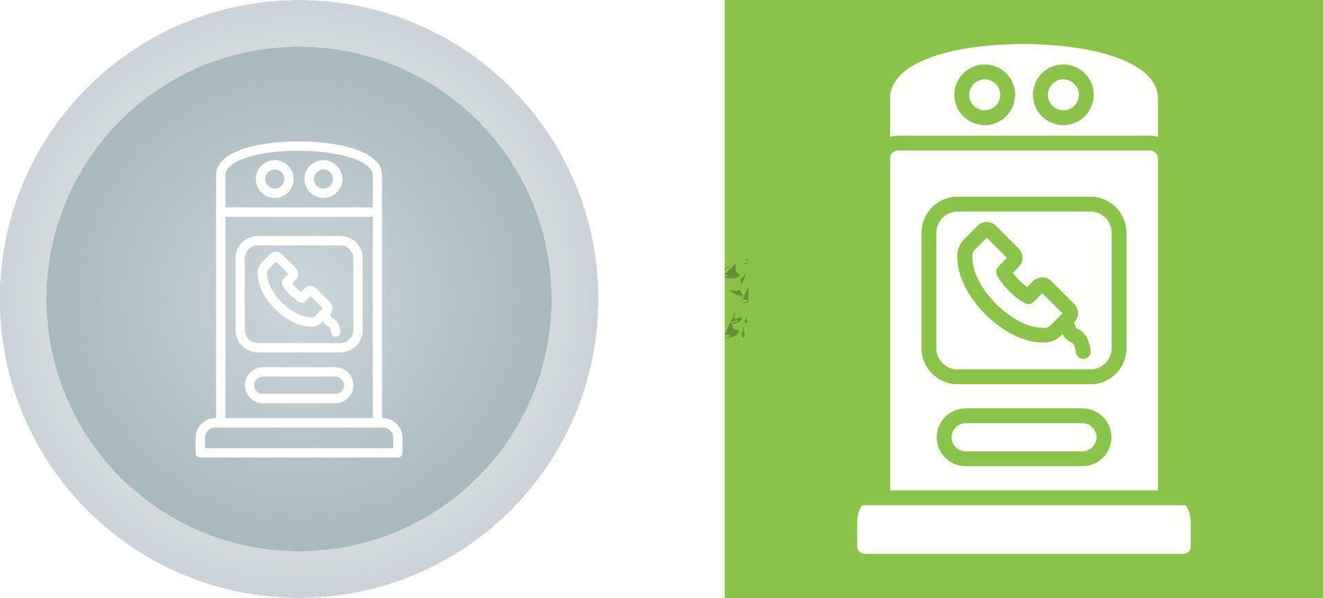 Phone Booth Vector Icon