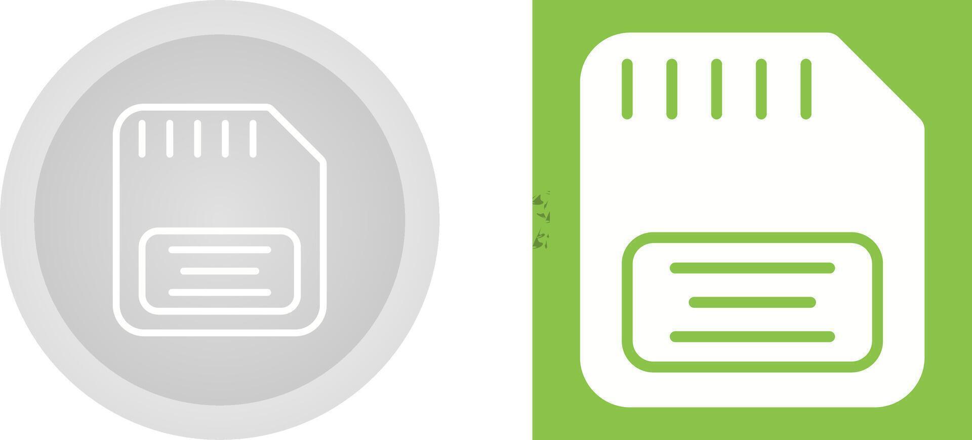 Memory Card Vector Icon