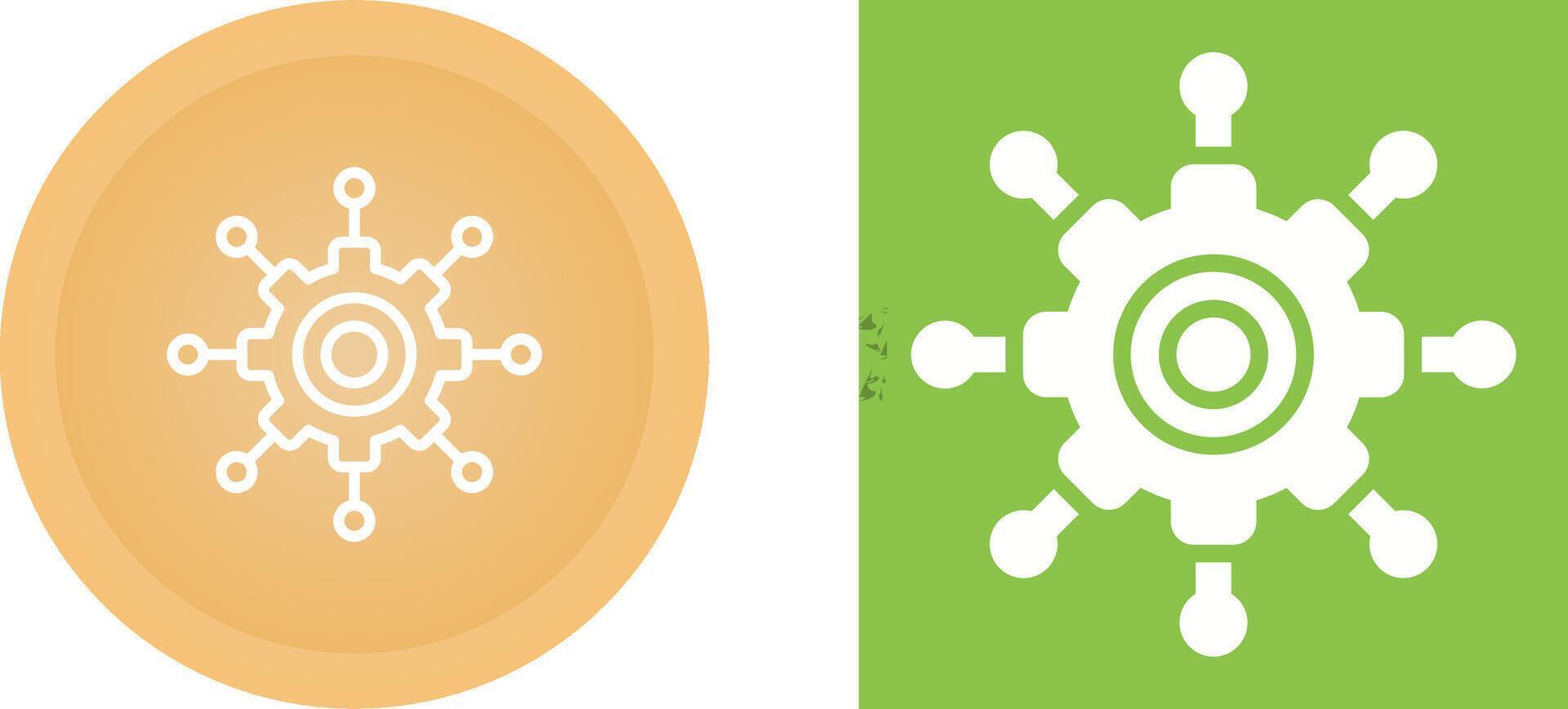 Microservices Vector Icon