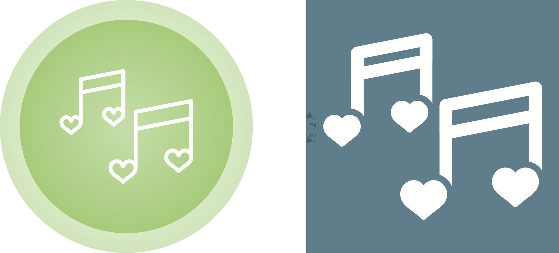 Romantic music Vector Icon