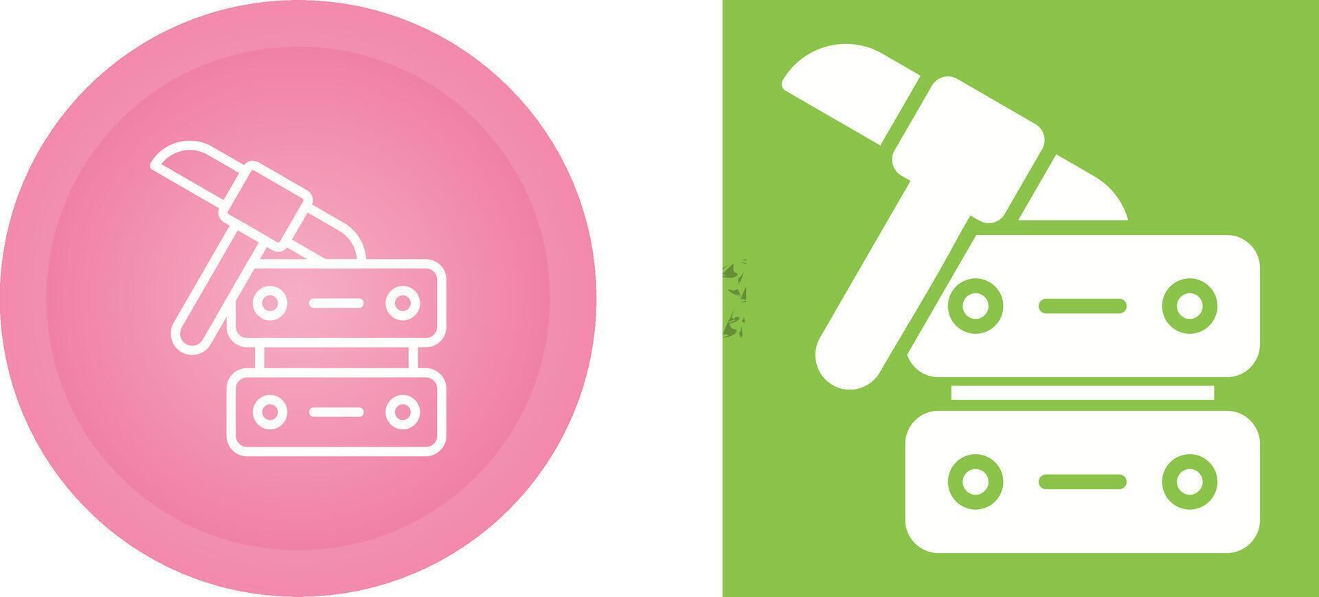 Data Mining Vector Icon