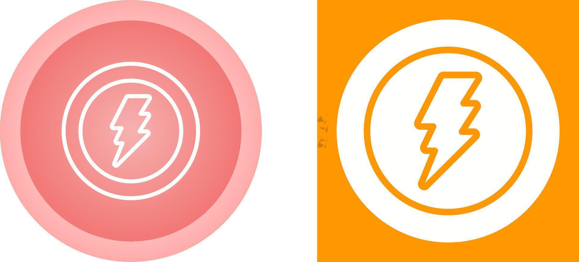 Lightning bolt Vector Icon