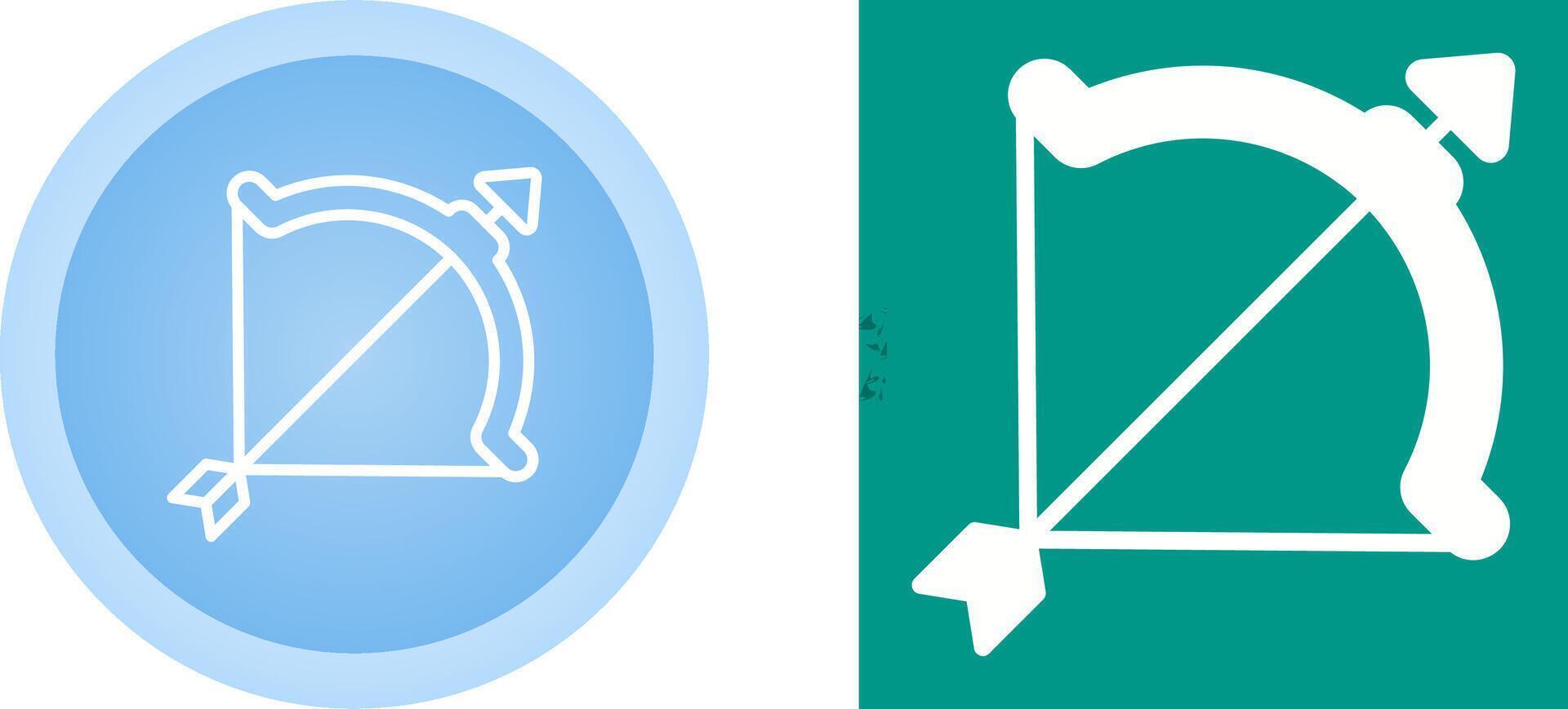 Bow and arrow Vector Icon
