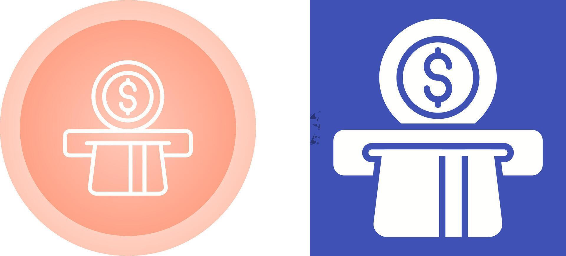 Automated Teller Machine Vector Icon