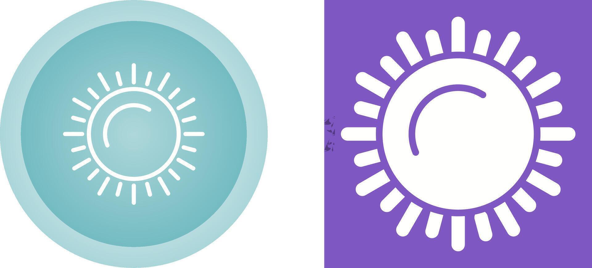 Sun Vector Icon