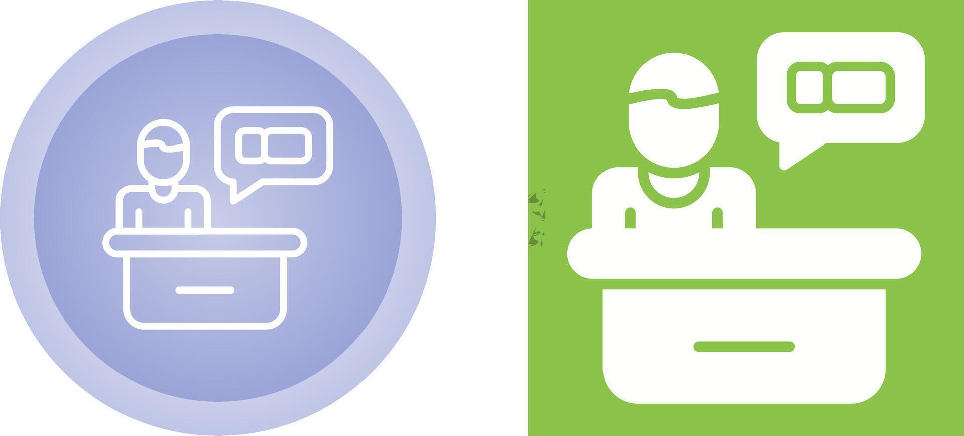 Support Ticket Vector Icon