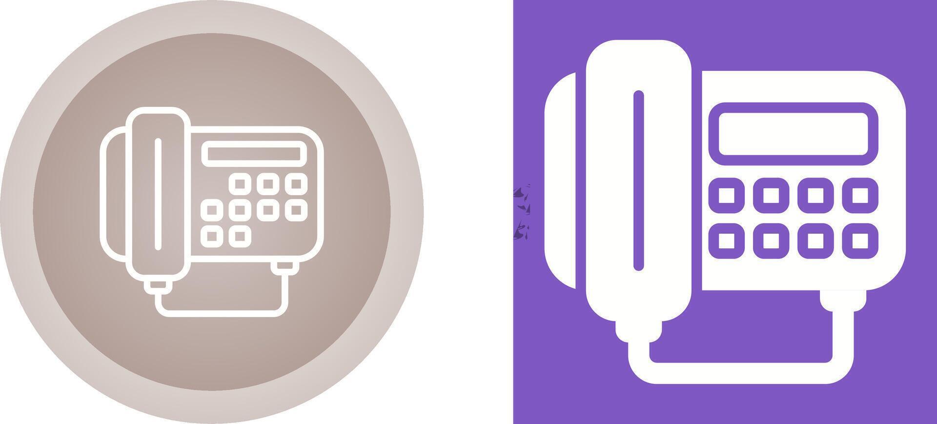 Fax Machine Vector Icon
