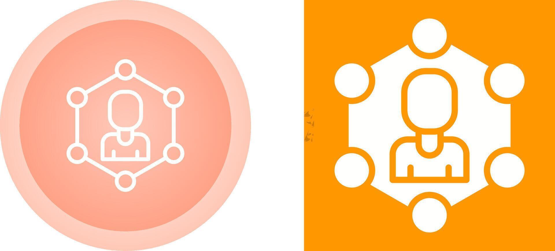 Network Segmentation Vector Icon