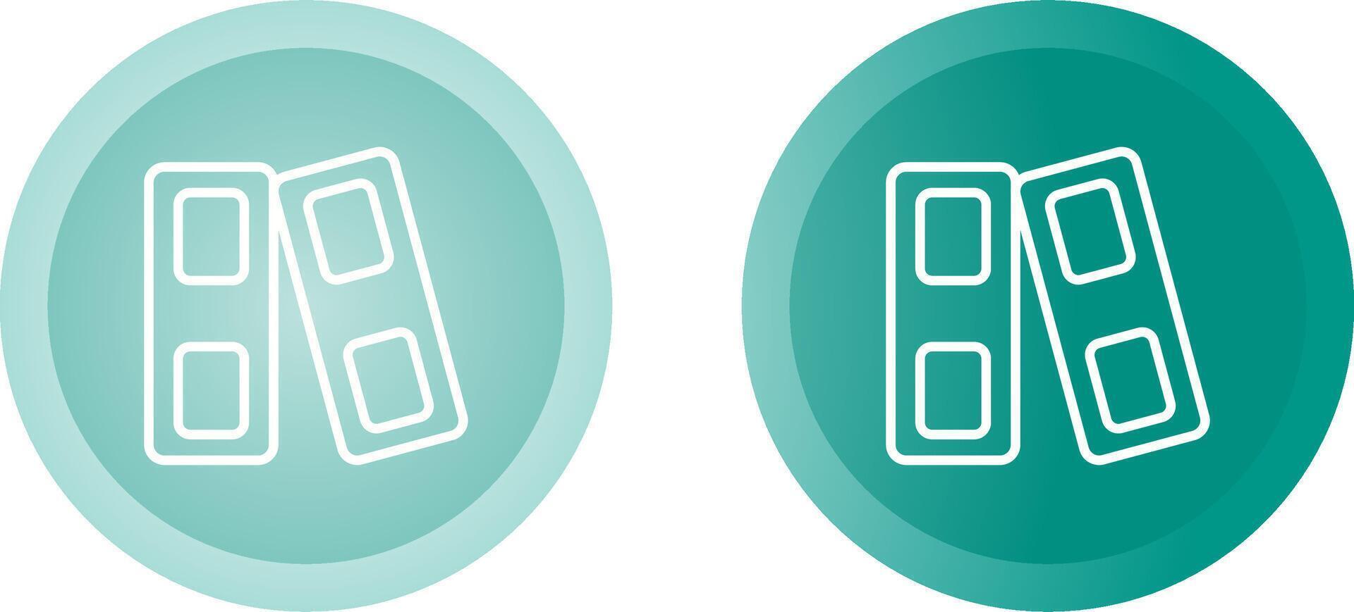 Unique Two Icons Set vector