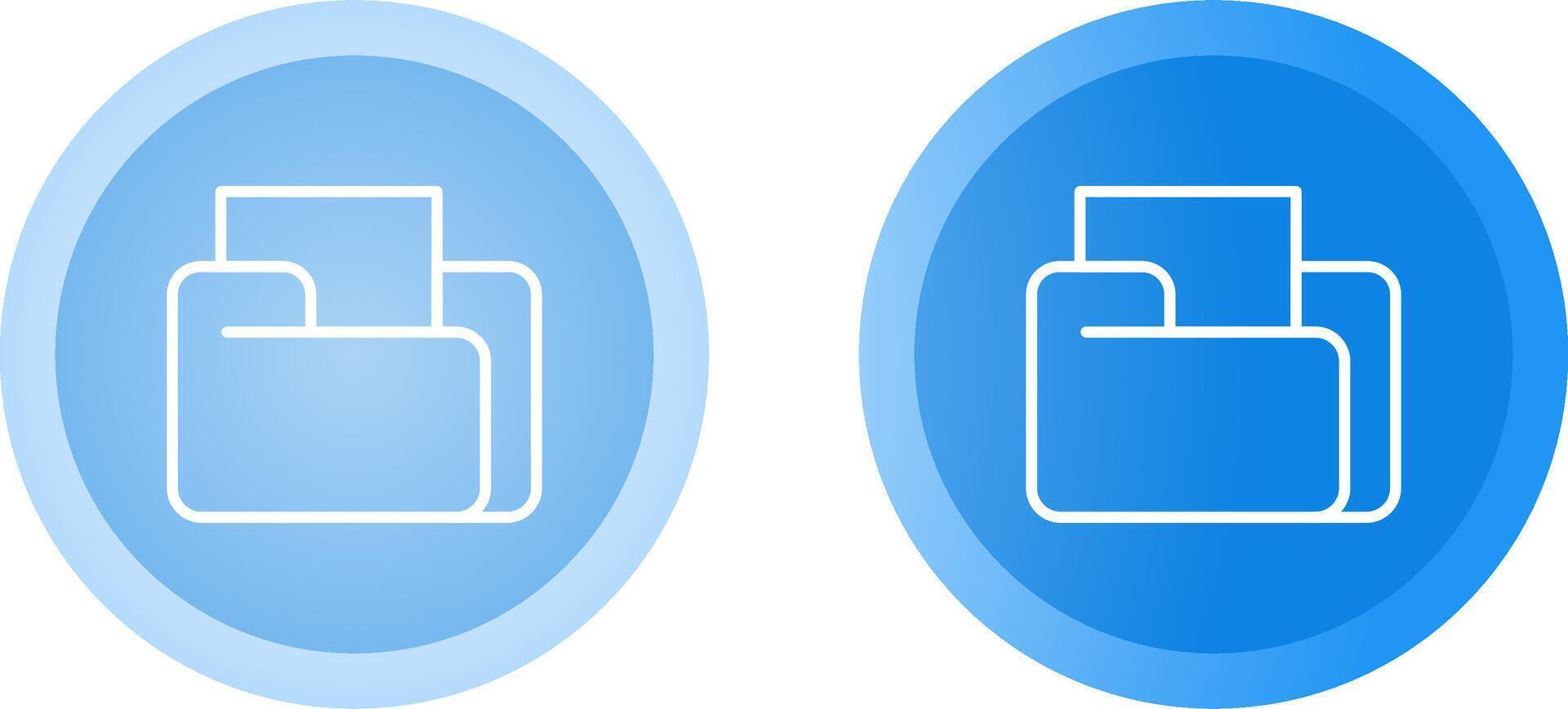 Unique Two Icons Set vector