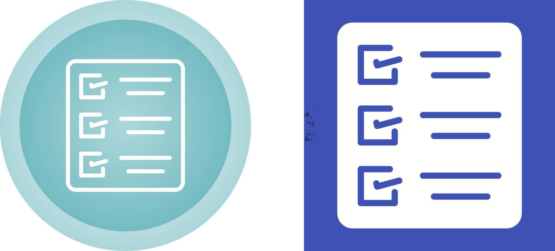 Task list Vector Icon