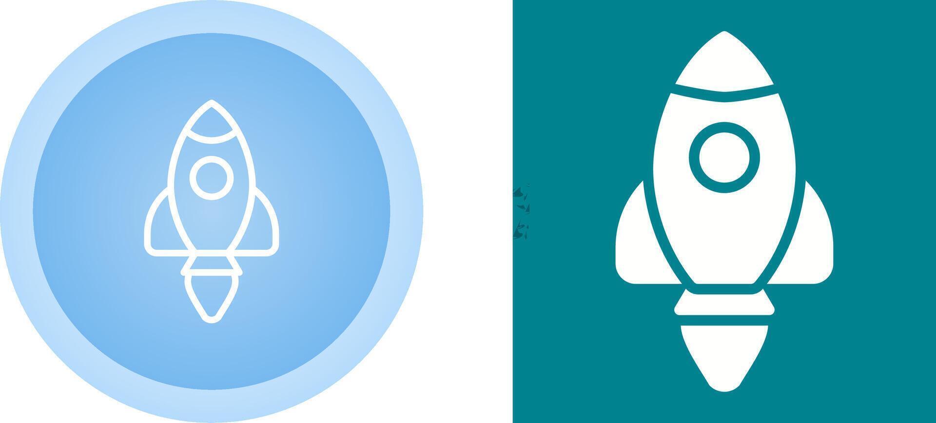 Rocket Lunch Vector Icon