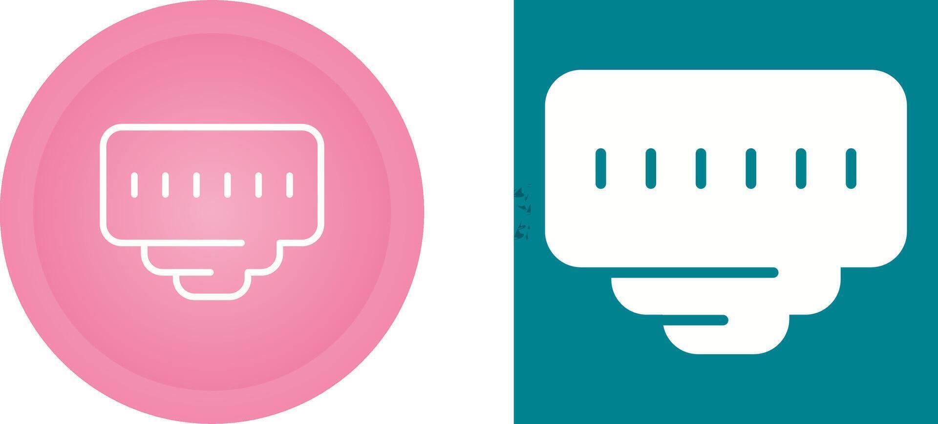 Ethernet Port Vector Icon