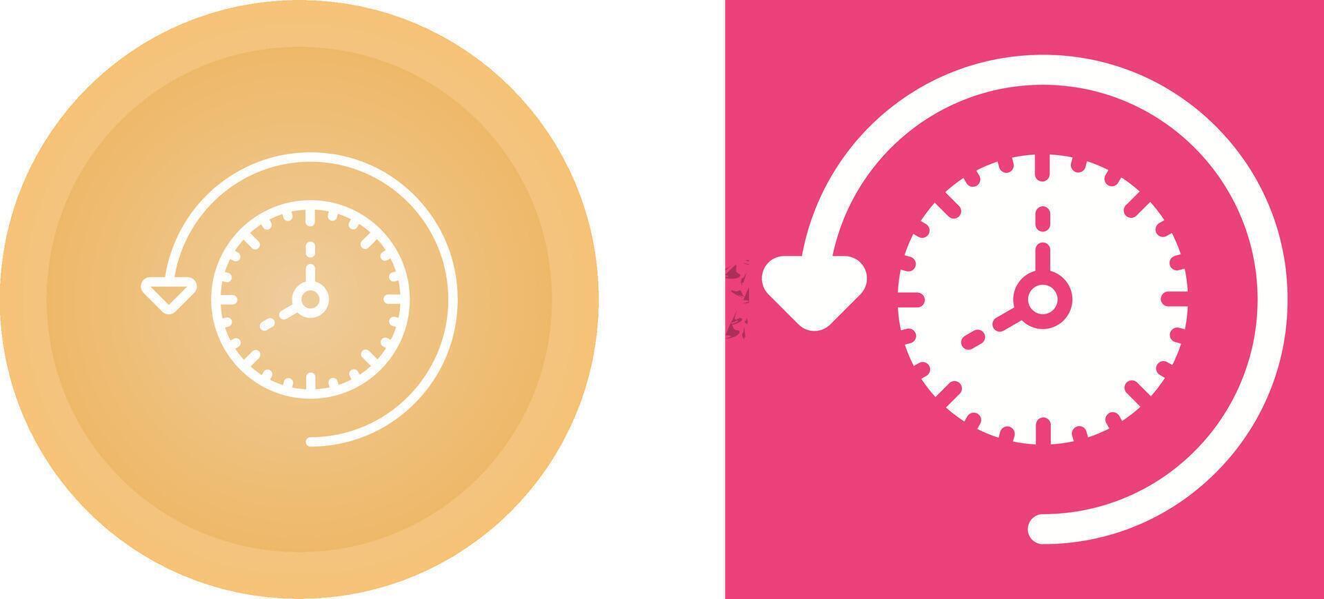 Time Past Vector Icon