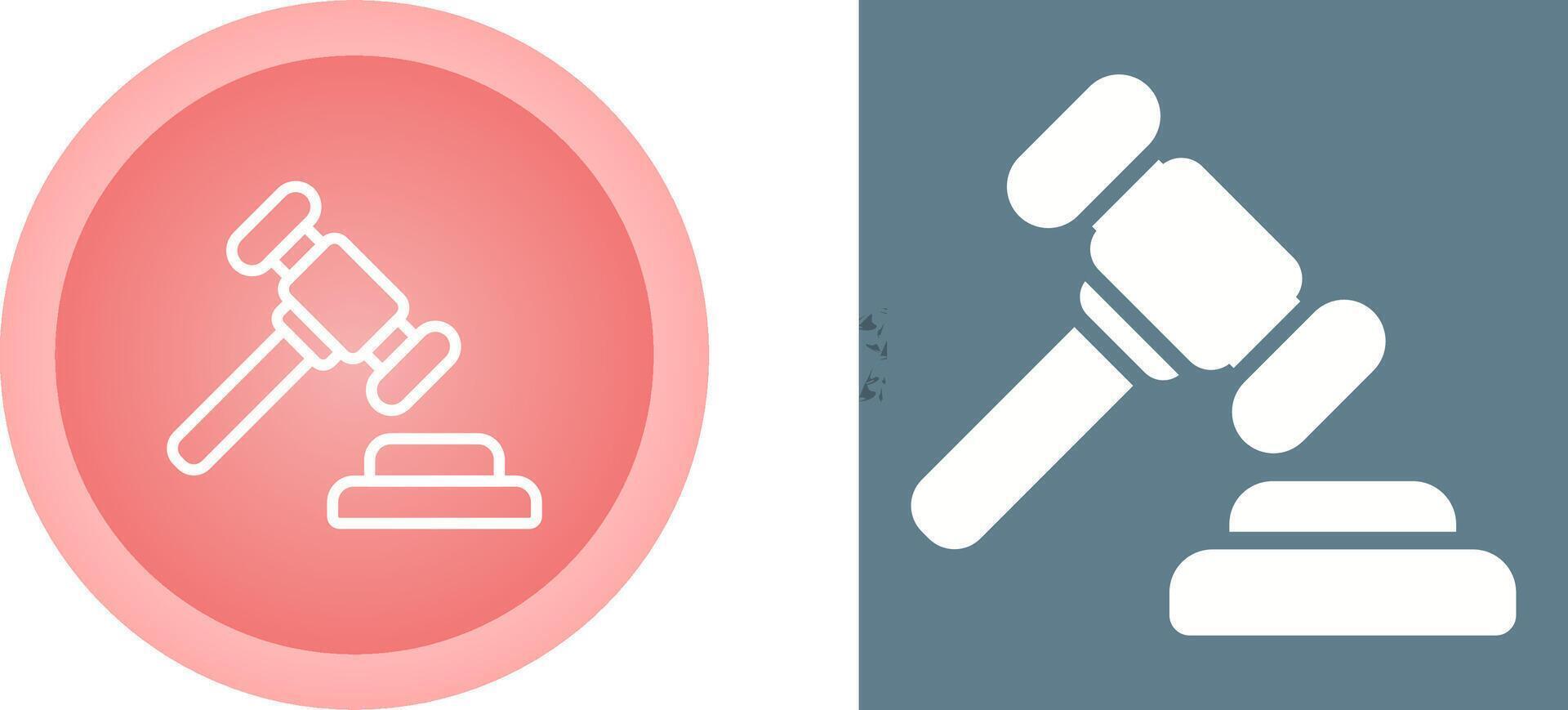 Gavel Vector Icon