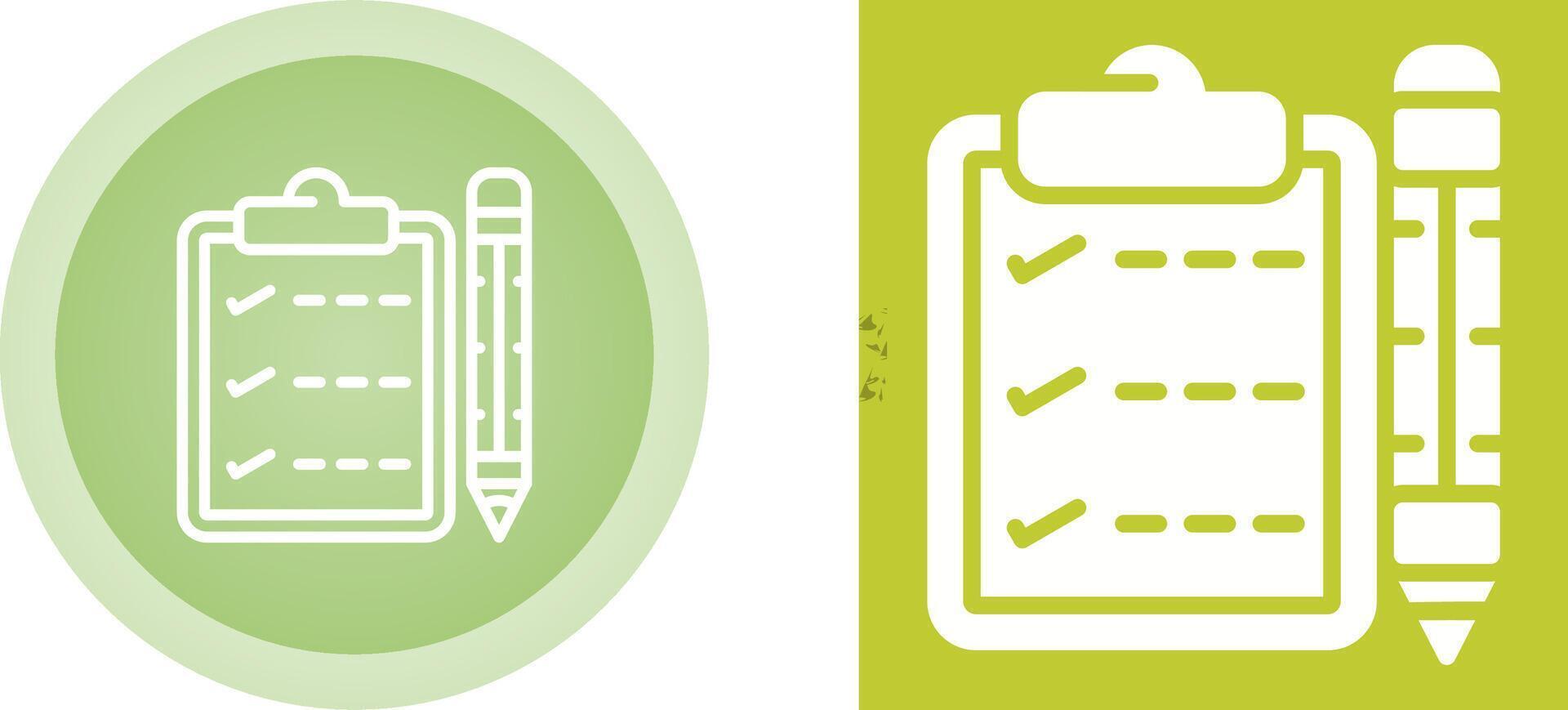 Writing pad Vector Icon